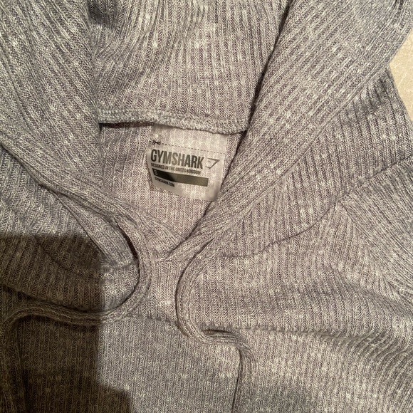 Gymshark Lilac Marl Slounge Cropped Hoodie - Picture 8 of 12